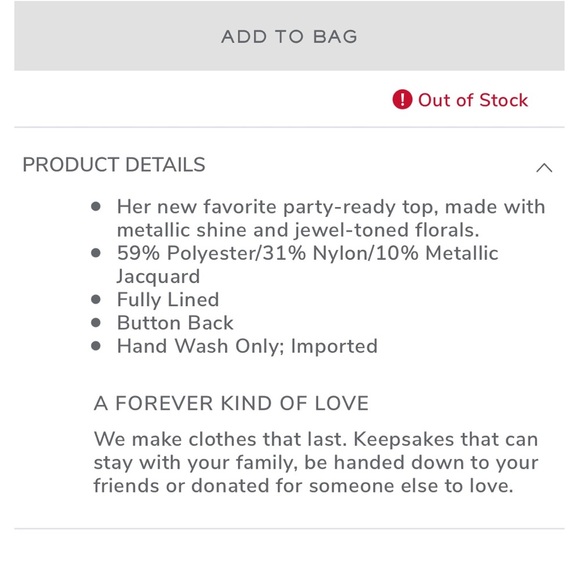 Janie and Jack metallic floral jacquard top - Picture 3 of 9